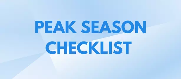 peak season checklist 